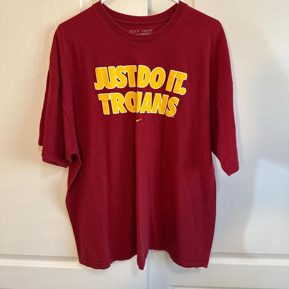 USC Trojans Red and Yellow Nike Shirt size XXL